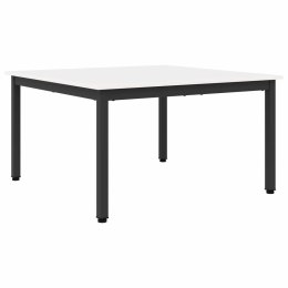 VidaXL Stolik kawowy Biały 80 x 80 x 45 cm Lite drewno sosnowe