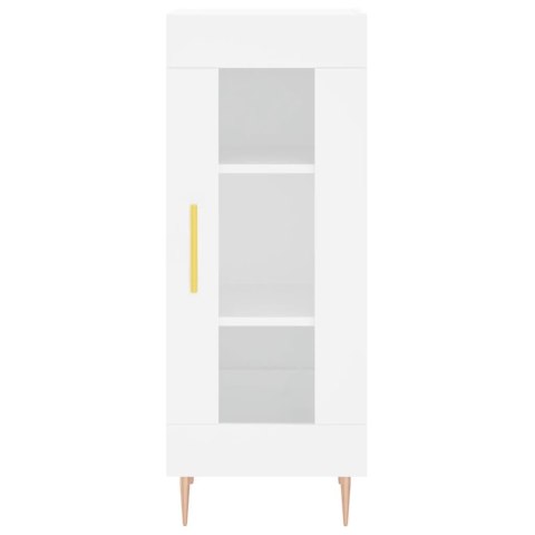 VidaXL Szafka, biała, 34,5x34x90 cm, materiał drewnopochodny