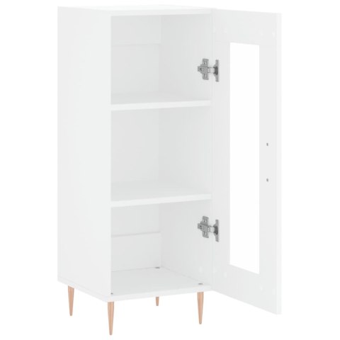 VidaXL Szafka, biała, 34,5x34x90 cm, materiał drewnopochodny