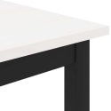 VidaXL ławka Biały 110 x 35 x 45 cm Lite drewno sosnowe