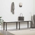 VidaXL ławka Biały 160 x 35 x 45 cm Lite drewno sosnowe
