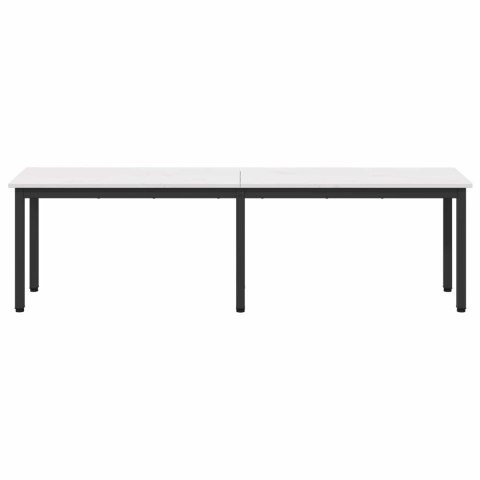 VidaXL ławka Biały 160 x 35 x 45 cm Lite drewno sosnowe