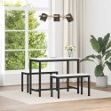 VidaXL ławka Biały 80 x 35 x 45 cm Lite drewno sosnowe