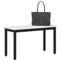 VidaXL ławka Biały 80 x 35 x 45 cm Lite drewno sosnowe