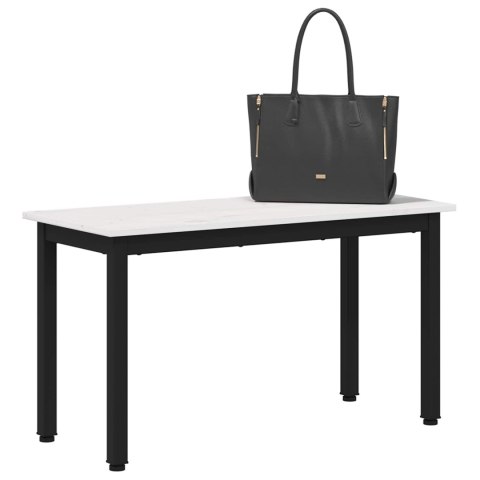 VidaXL ławka Biały 80 x 35 x 45 cm Lite drewno sosnowe