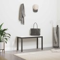 VidaXL ławka Biały 80 x 35 x 45 cm Lite drewno sosnowe