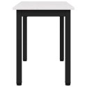 VidaXL ławka Biały 80 x 35 x 45 cm Lite drewno sosnowe