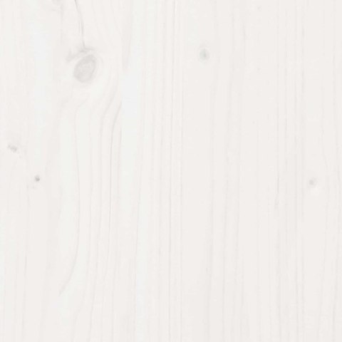 VidaXL ławka Biały 80 x 35 x 45 cm Lite drewno sosnowe