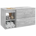 ZESTAW MEBLI ŁAZIENKOWYCH 2 PCS BETONOWY SZARY
