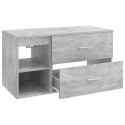 ZESTAW MEBLI ŁAZIENKOWYCH 2 PCS BETONOWY SZARY
