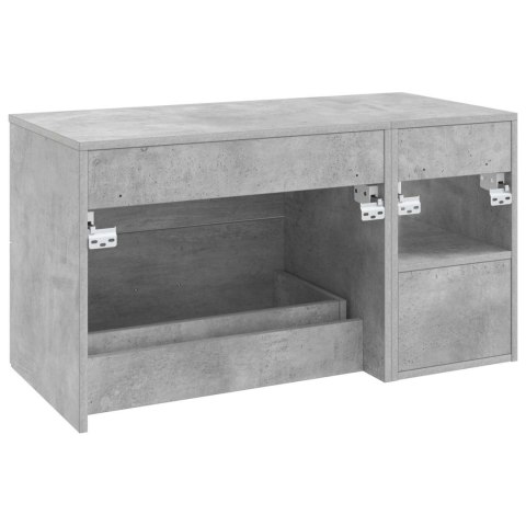 ZESTAW MEBLI ŁAZIENKOWYCH 2 PCS BETONOWY SZARY