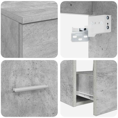ZESTAW MEBLI ŁAZIENKOWYCH 2 PCS BETONOWY SZARY