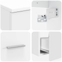 ZESTAW MEBLI ŁAZIENKOWYCH 2 PCS BIAŁY DREWNO INŻYNIERYJNE