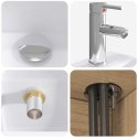 ZESTAW MEBLI ŁAZIENKOWYCH 2 PCS DĄB ARTISAN DREWNO INŻYNIERYJNE