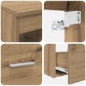 ZESTAW MEBLI ŁAZIENKOWYCH 2 PCS DĄB ARTISAN DREWNO INŻYNIERYJNE