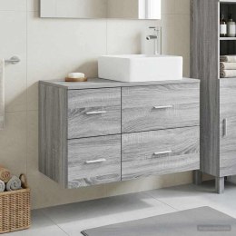ZESTAW MEBLI ŁAZIENKOWYCH 2 PCS SZARY SONOMA