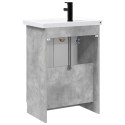 ZESTAW MEBLI ŁAZIENKOWYCH BETONOWY SZARY 56X37,5X81CM