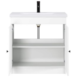 VidaXL Zestaw mebli łazienkowych Biały 78,5 x 37,5 x 81 cm