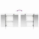 VidaXL Zestaw Szafek Łazienkowych 4 pcs Biały 100 x 14,5 x 70 cm
