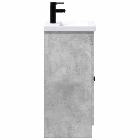 ZESTAW MEBLI ŁAZIENKOWYCH BETONOWY SZARY 56X37,5X81CM