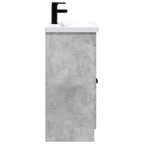 ZESTAW MEBLI ŁAZIENKOWYCH BETONOWY SZARY 56X37,5X81CM