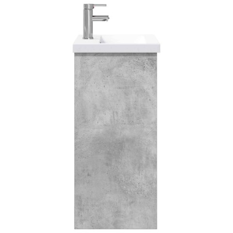 ZESTAW MEBLI ŁAZIENKOWYCH BETONOWY SZARY 61X40X84,5CM
