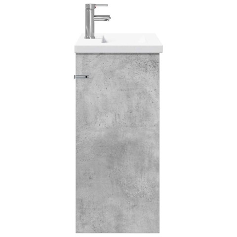 ZESTAW MEBLI ŁAZIENKOWYCH BETONOWY SZARY 81X40X84,5CM