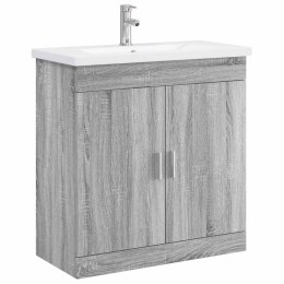 VidaXL Zestaw mebli łazienkowych Szary Sonoma 81 x 40 x 84,5 cm