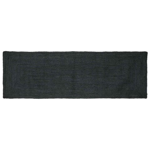 VidaXL Dywany pokojowe Prostokątny ciemnoszary 80 x 200 cm Juta