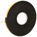 VidaXL Taśma samoprzylepna z pianki 2 pcs Czarny 15mm x 10m Pianka CR
