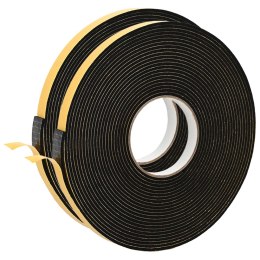 VidaXL Taśma samoprzylepna z pianki 2 pcs Czarny 20mm x 10m Pianka CR