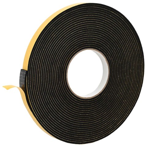VidaXL Taśma samoprzylepna z pianki 2 pcs Czarny 20mm x 10m Pianka CR