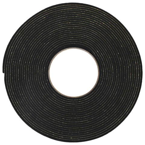 VidaXL Taśma samoprzylepna z pianki 5 pcs Czarny 10mm x 10m Pianka CR