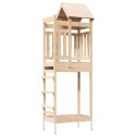 VidaXL Wieża zabaw Brązowy 52,5 x 85 x 238 cm Lite drewno sosnowe