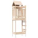 VidaXL Wieża zabaw Brązowy 52,5 x 85 x 238 cm Lite drewno sosnowe