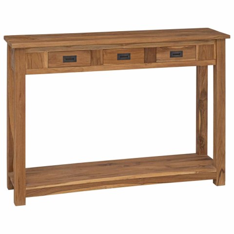 KONSOLA NATURALNY 110X30X80CM LITE DREWNO TEAKOWE