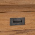 KONSOLA NATURALNY 110X30X80CM LITE DREWNO TEAKOWE