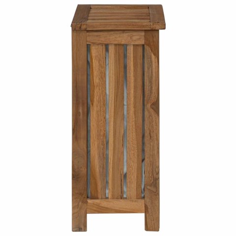 KOSZ NA PRANIE NATURALNY 35X25X60CM LITE DREWNO TEAKOWE