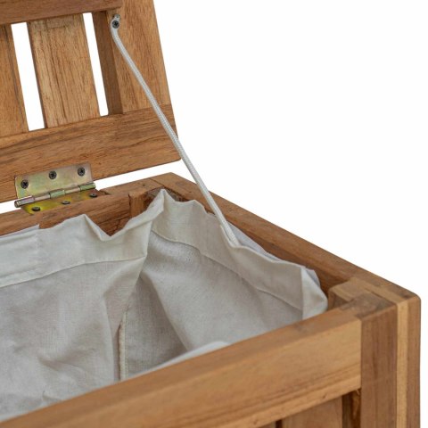 KOSZ NA PRANIE NATURALNY 35X25X60CM LITE DREWNO TEAKOWE