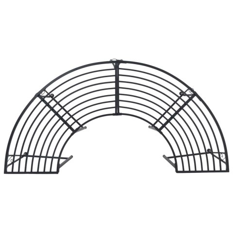 ŁAWKA DRZEWNA 4-LICZBA MIEJSC 160X80X44CM STAL CZARNY