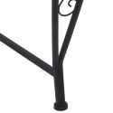ŁAWKA DRZEWNA 4-LICZBA MIEJSC 160X80X44CM STAL CZARNY