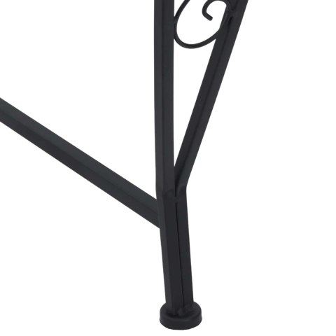 ŁAWKA DRZEWNA 4-LICZBA MIEJSC 160X80X44CM STAL CZARNY
