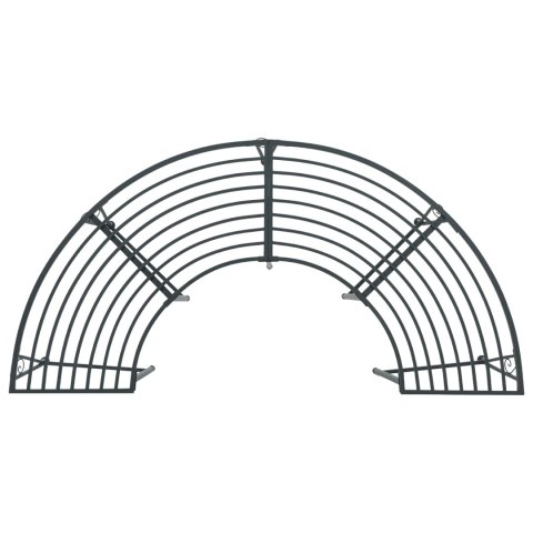 VidaXL Ławka Drzewna 4-Liczba miejsc 160 x 80 x 44 cm Stal