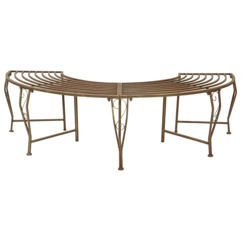 VidaXL Ławka Drzewna 4-Liczba miejsc 160 x 80 x 44 cm Stal