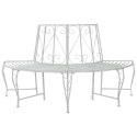 VidaXL Ławka Drzewna 4-Liczba miejsc 160 x 80 x 89 cm Stal