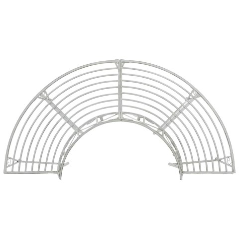 VidaXL Ławka Drzewna 4-Liczba miejsc 160 x 80 x 89 cm Stal