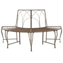 ŁAWKA DRZEWNA 4-LICZBA MIEJSC 160X80X89CM STAL