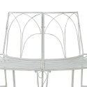 VidaXL Ławka Drzewna 4-Liczba miejsc 160 x 80 x 89 cm Stal