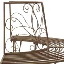 VidaXL Ławka Drzewna 4-Liczba miejsc 160 x 80 x 89 cm Stal