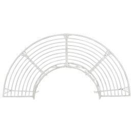 VidaXL Ławka Drzewna 4-Liczba miejsc 160 x 80 x 89 cm Stal